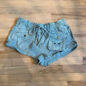 Free People Waimea Slouchy Solid Shorts